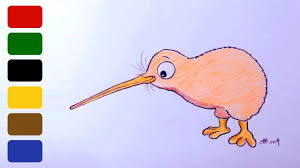 How To Draw Kiwi Bird Simple Adorable You Don T Want To Miss The Last Minute Youtube Drawing a person with my 2 year old preschool lesson.