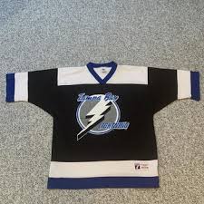 Find a new tampa bay lightning jersey at fanatics. Vintage Tampa Bay Lightning Jersey Sidelineswap