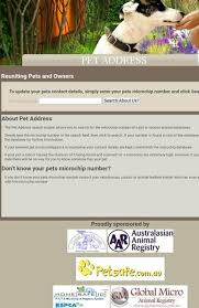 Your pet's microchip will have lifetime in the event of an error in reporting the pedigree information, united all breed registry's liability is limited to the issuance of corrected information or a. Microchipping Pets Pet Registry Au Is Not Licensed To Operate In Australia The Courier Mail
