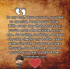 Look up in linguee suggest as a translation of so loving Truth Follower A Poem For My Son Dedicated To My Lovely Son