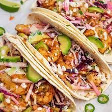 Spicy shrimp tacos, shrimp taco recipe, garlic lime slaw. Grilled Shrimp Tacos Sweet And Savory Meals