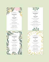 Botanical Wedding Invitation 99designs Wedding Invitations Australia Wedding Cards Digital Wedding Invitations Design