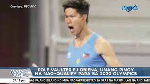 1 3 obiena attended the chiang kai shek college for his secondary education and later entered the university of santo tomas for his college studies. Pole Vaulter Ej Obiena Unang Pinoy Na Nag Qualify Sa 2020 Olympics By Eagle News