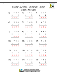 Free 4th Grade Math Worksheets Multiplication 3 Digits By 1 Digit 2ans Gif 1000 1294 4th Grade Math Worksheets Math Worksheets 4th Grade Math