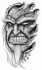 If you don't want to design your own, find a design online and print it off. Pin On Horror Tattoo Stencils