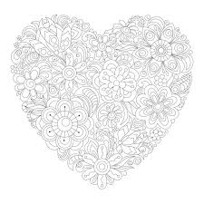 Check spelling or type a new query. Coloring Page Doodle Flowers Heart For Adult And Children Stock Illustration Illustration Of Zenart Adult 151960638