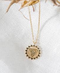 Womans chakra necklaces for yoga, reiki. Fifth Chakra Necklace 22k Gold Plate Zoe Morgan