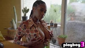 Big ass black teen Nyla exposed her perfect curvy body and posed totally  naked after passion striptease action so model enjoyed posing for the  Playboy - XNXX.COM