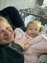 Marah is finally out of surgery they had to turn her onto her face to work 