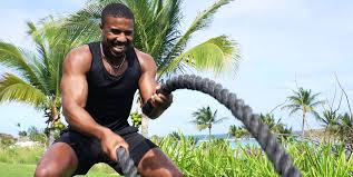 He's the only one that. Michael B Jordan S Outdoor Training Before Without Regret