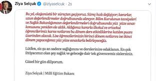 Bakan selçuk, lgs sınavına her öğrencimiz kendi okulunda girecek. Meb Ilk Ve Orta Okullarda Bu Donem Sinav Yok Itv Haber