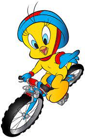 Tweety With Bicycle Transparent Png Image Gallery Yopriceville High Quality Images And Transparent Png Free Clipart Tweety Cartoon Cartoons Png