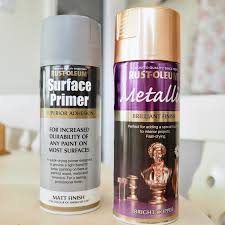 With the diy spray paint jobs it's a not problem more! Video Spray Paint Diy Using Rustoleum Metallic Spray Paint And Primer Dainty Dress Diaries