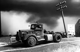 Image result for Brockway Light Blue 1949 Truck