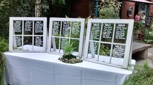 Unique Way To Display A Wedding Seating Chart Old Windows