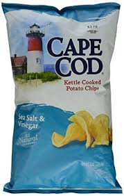 Cape Cod Kettle Chips Sea Salt And Vinegar 8 Oz Kettle Cooked Kettle Cooked Chips Kettle Chips Vegan Chips
