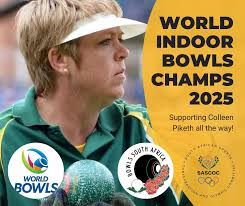 Supporting Colleen Webb Piketh ALL the way for the WORLD INDOOR BOWLS  CHAMPS 2025 🏆 Let's show support for Colleen as she heads off and flys our  flag in excellence ✨️ Colleen