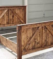 I've got lots of photos to share with you… the armoire was moved from the den, and i think i like it better in here. Barn Door Rustic Headboard Pine Main Pallet Patio Furniture Rustic House Rustic Headboard