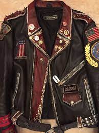 A Foxforcefive7 Custom Creation Leatherjacket Bikerjacket Punkjacket Custom Leather Jackets Wornstar Clothing Leather Jacket