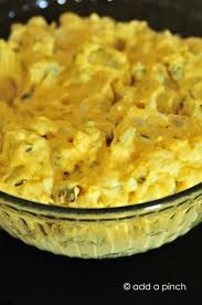 I grab some pickles out of the jar… …then chop into little pieces until i have what i this potato salad is tender and creamy, with eggs and tangy bits of bread & butter pickles. Southern Potato Salad Recipe Add A Pinch