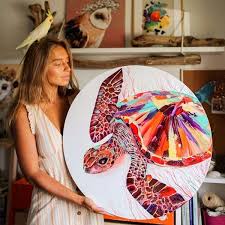 Expressive Palette Knife Paintings Capture The Vibrancy Of The Animal Kingdom Palette Knife Painting Colorful Abstract Painting Online Painting Tutorials