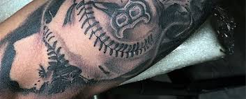 As you can see, the lines are not perfect, but. 40 Baseball Tattoos For Men A Grand Slam Of Manly Ideas