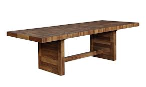Tucson Colelction Tucson Rustic Varied Natural Dining Table 108177 Tables Mega Furniture Trestle Dining Tables Dining Table Dining