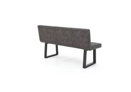 This adorable outdoor storage bench is perfect for patios. Compact Earth Backrest Dining Bench Furniture Village
