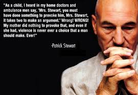 Pin By Sharon On Celebrities Patrick Stewart Childhood Stories Abuse Quotes