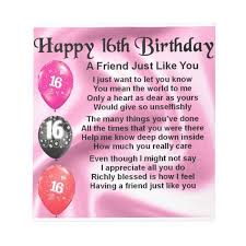 You're turning into such a smart, talented, and lovely young lady, but as far your 16th birthday is truly one of the most joyous days of my life… because it means i no longer finally, here are some 16th birthday wishes for a niece. Friend Poem 16th Birthday Notepad Zazzle Com In 2021 16th Birthday Quotes Happy 16th Birthday 16th Birthday Wishes