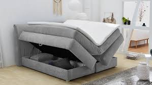 Das super king size bett (180 x 200 cm) bett hat drei. Boxspringbett System Carla Mix 180x200 Grau Ttfk Bettkasten