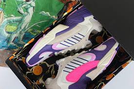 After months of leaks and speculations, the dragon ball z x adidas collection finally gets a release date. Dragon Ball Z X Adidas Yung 1 Frieza Unboxing Hypebeast