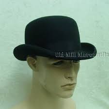 Derby Bowler Low Crown Ripper Street Style Scala Black Wool S Xl Hats For Men Style Bowler