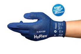 Ensuring the comfort and electrostatic properties of textile materials. Hyflex 11 819 Esd