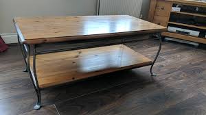 New paintbrushes, rollers, and sanding equipment : Ducal Pine Coffee Table Sumra