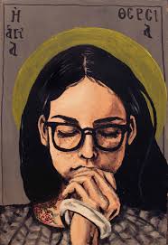 St Therese Painting