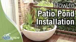 Here are 10 ideas that you can do yourself. How To Create An Easy Container Water Feature With Aquascape S Patio Pond Youtube