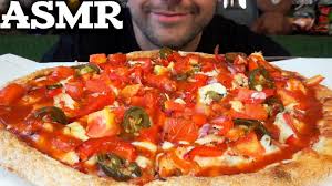 Εating mexican pizza from papa john s
