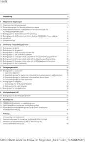 Eine vorsorgevollmacht mit ärztlichem nachweis des eintretens des pflegefalls sollte ausreichen. Targobank Geschaftsbedingungen Pdf Free Download