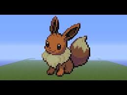 Minecraft Pixel Art Tutorial 71 Eevee Minecraft Pixel Art Pixel Art Tutorial Art Tutorials