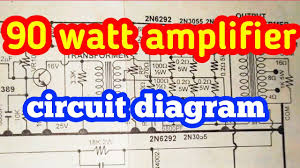 100w audio amplifier circuit diagram and explanation. 90 Watt Ahuja Amplifier Circuit Diagram Youtube