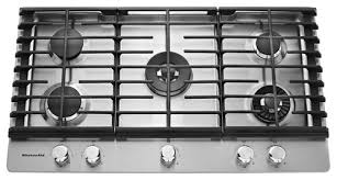 kitchenaid 36 in. gas cooktop in