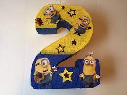 Birthday Celebration Minions Pinata Celebracion Cumpleanos Minions Birthday Theme Minion Birthday Minion Birthday Party