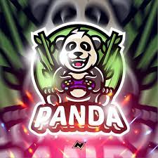 Pin Di Panda Mascot Logo