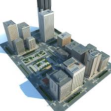 City Cityscape 3d Max Minecraft City Buildings City Design City