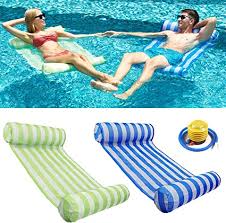 Timber ridge zero gravity heavy duty pool lounge chair. Amazon Com Racpnel Pool Float Inflatable Water Hammock For Adults 2 Pack Multi Purpose Portable Swimming Pool Lounge Chair Comfortable Floating Lounger Blue Green Sports Outdoors