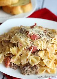 Easy Italian Sausage Pasta Video Lil Luna Recipe Recipes Italian Sausage Pasta Food