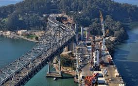 Image result for oakland bay bridge construction