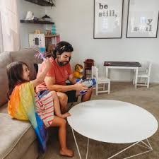 Link in bio to shop the look and see more #familyroom #modernlivingroom Amigo Modern Octahedron Coffee Table