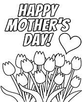 May 9, 2021 coloring page. Printable Greetings Card For A Grandma S Day